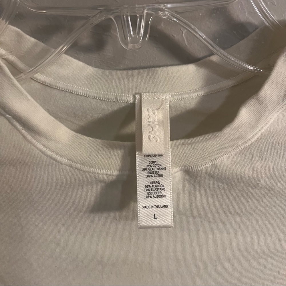 SKIMS Short Sleeve Crew Bodysuit in Ivory Cream - Picture 7 of 16